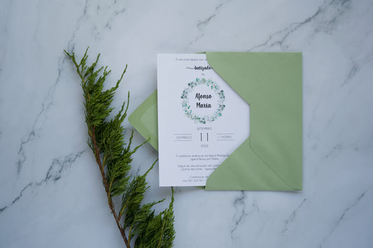 convite-batizado-verde-branco-folhagem