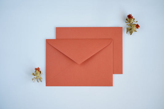 envelope terracota para convites