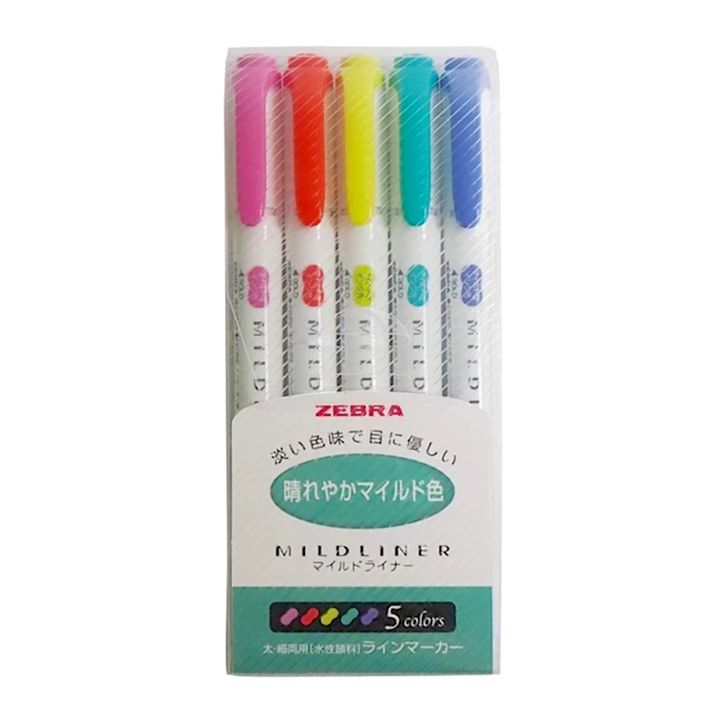 marcadores-zebra-mildliner