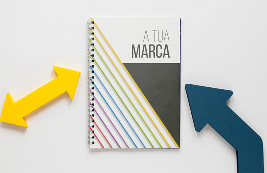 agenda com capa personalizada com a marca ou logotipo
