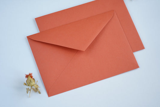 envelope terracota para convites