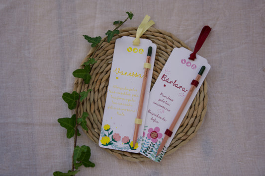 Lápis Sprout™ com cápsula de sementes e marcador personalizado — disponível em Bordeaux e Amarelo