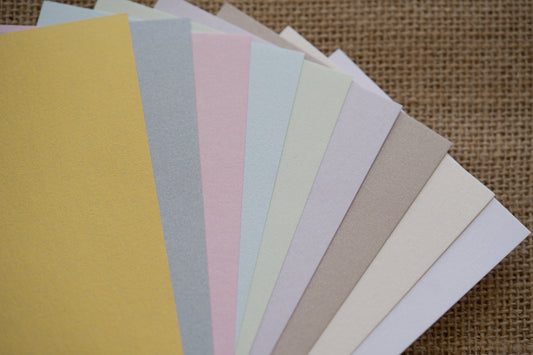 papel para convites metalizado cores pastel